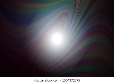 Dark BLUE vector texture with milky way stars. Modern abstract illustration with Big Dipper stars. Template for cosmic backgrounds.