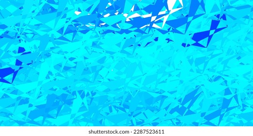 Dark blue vector texture with random triangles. Magnificent abstract illustration with triangular shapes , forms. Landing pages material.