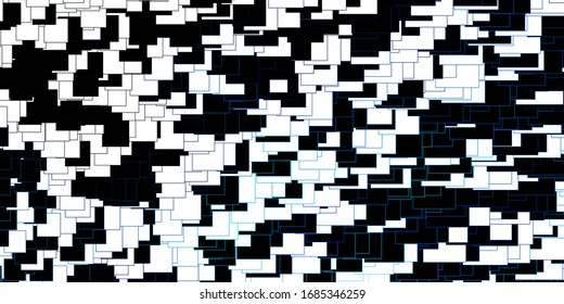 Dark BLUE vector texture in rectangular style. Illustration with a set of gradient rectangles. Modern template for your landing page.