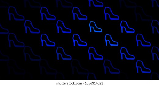 Dark blue vector texture with women's rights symbols. Simple design in abstract style with women’s rights activism. Elegant design for wallpapers.