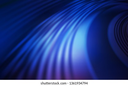 Dark BLUE vector texture with wry lines. A completely new colorful illustration in simple style. Pattern for your business design.