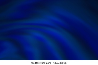 Dark BLUE vector texture with wry lines. Colorful geometric sample with gradient lines.  Brand new design for your ads, poster, banner.