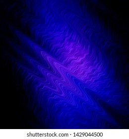 Dark BLUE vector texture with wry lines. Gradient illustration in simple style with bows. Pattern for busines booklets, leaflets