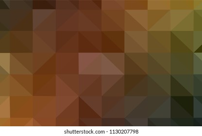 Dark BLUE vector triangle mosaic texture. A completely new color illustration in a polygonal style. Pattern for a brand book's backdrop.