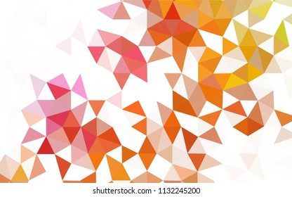 Dark BLUE vector triangle mosaic cover. Polygonal abstract illustration with gradient. Best triangular design for your business.