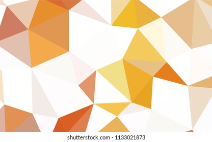 Dark BLUE vector triangle mosaic cover. Geometric illustration in Origami style with gradient.  Textured pattern for your backgrounds.