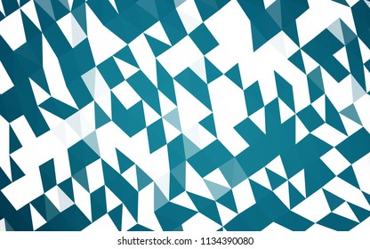 Dark BLUE vector triangle mosaic background. Colorful illustration in abstract style with gradient. Triangular pattern for your business design.