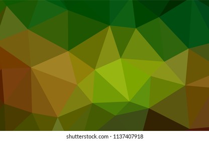 Dark BLUE vector triangle mosaic template. A completely new color illustration in a polygonal style. Best triangular design for your business.