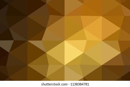 Dark BLUE vector triangle mosaic texture. Modern geometrical abstract illustration with gradient. Brand-new style for your business design.