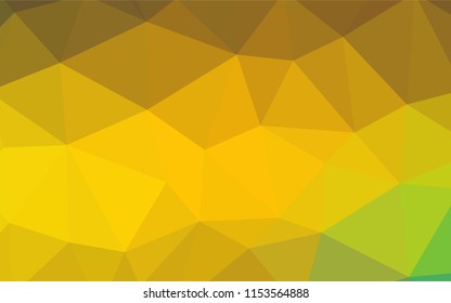 Dark BLUE vector triangle mosaic texture. Creative illustration in halftone style with triangles. New template for your brand book.