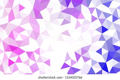 Dark BLUE vector triangle mosaic texture. Modern abstract illustration with triangles. A new texture for your web site.
