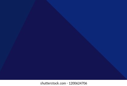 Dark BLUE vector triangle mosaic template. Geometric illustration in Origami style with gradient.  Textured pattern for your backgrounds.
