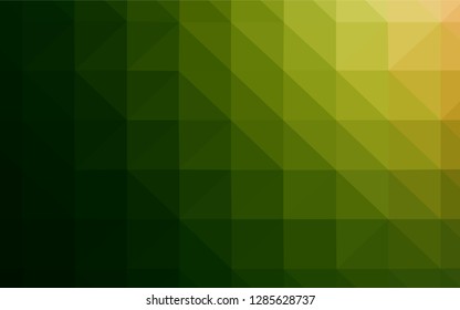Dark BLUE vector triangle mosaic texture. Shining polygonal illustration, which consist of triangles. A completely new design for your leaflet.