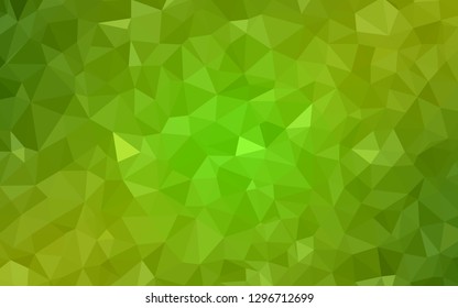 Dark BLUE vector triangle mosaic template. Colorful illustration in abstract style with triangles. Brand new style for your business design.