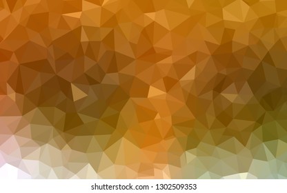 Dark BLUE vector triangle mosaic texture. Creative geometric illustration in Origami style with gradient. Brand new style for your business design.