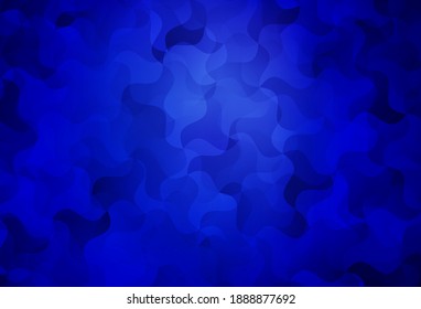 Textura de mosaico de triángulo de vector azul oscuro. Ilustración creativa de estilo medio-tono con triángulos. Un diseño completamente nuevo para su prospecto.
