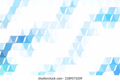 Fondo del mosaico del triángulo del vector azul oscuro. Ilustración abstracta brillante con un diseño elegante. Una nueva textura para tu diseño.