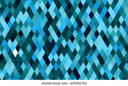 Dark BLUE vector triangle mosaic background. Modern geometrical abstract illustration with gradient. The elegant pattern can be used as part of a brand book.