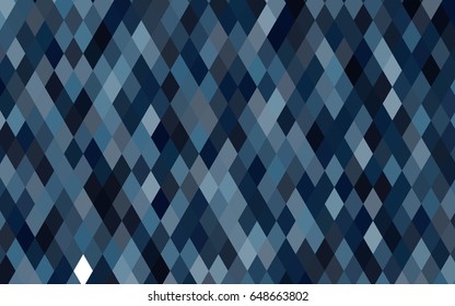 Dark BLUE vector triangle mosaic background. Shining illustration, which consist of triangles. A completely new design for your business.