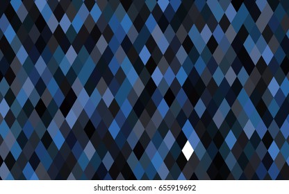 Dark BLUE vector triangle mosaic template. An elegant bright illustration with gradient. The textured pattern can be used for background.
