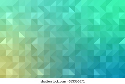 Dark BLUE vector triangle mosaic background. Colorful illustration in abstract style with gradient. Brand-new design for your business.