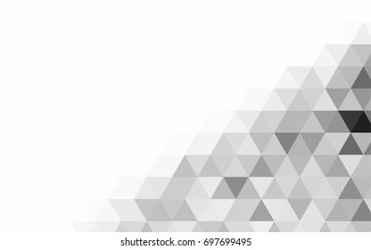 Dark BLUE vector triangle mosaic background. Colorful illustration in abstract style with gradient. The best triangular design for your business.