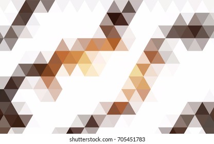 Dark BLUE vector triangle mosaic background. Colorful illustration in abstract style with gradient. A completely new design for your business.