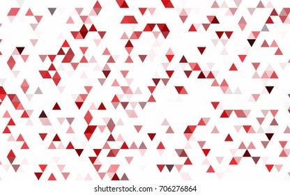 Dark BLUE vector triangle mosaic template. Modern geometrical abstract illustration with gradient. Triangular pattern for your business design.