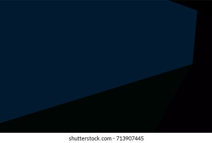 Dark BLUE vector triangle mosaic background. Modern geometrical abstract illustration with gradient. Brand-new design for your business.