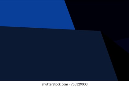 Dark BLUE vector triangle mosaic background. An elegant bright illustration with gradient. A new texture for your design.