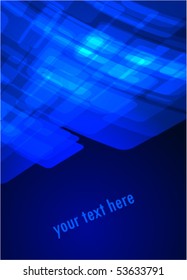 dark blue vertical card design