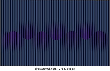 a dark blue vertical striped pattern with a futuristic purple gradient wave accent. This design has a modern, minimalist and technological feel, suitable for graphic elements, digital covers, 