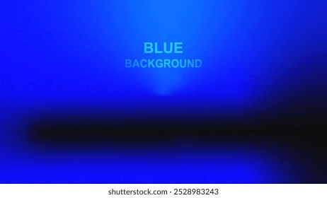 Dark Blue Vibrant Color Gradient Background. Design for Template, Social Media, Trendy, Brochure, Banner