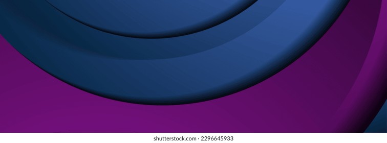 Dark blue violet waves abstract corporate geometric background. Vector graphic design