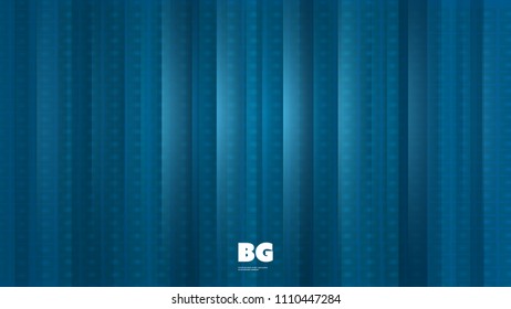 Dark Blue Wallpaper, Background, Flyer or Cover Design for Your Business with Abstract Striped and Blurred Pattern - Applicable for Reports, Presentations, Placards, Posters - Creative Vector Template