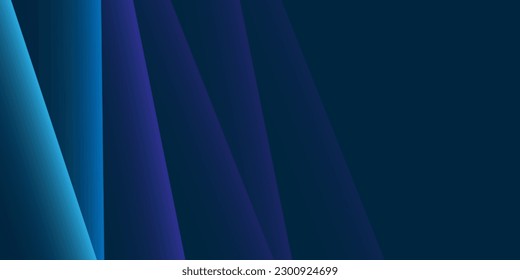 Papel de escritorio azul oscuro, fondo, volante o diseño de portada para su negocio con el modelo de líneas azules abstractas - Aplicable como base para informes, presentaciones, carteles, afiches - plantilla vectorial creativa