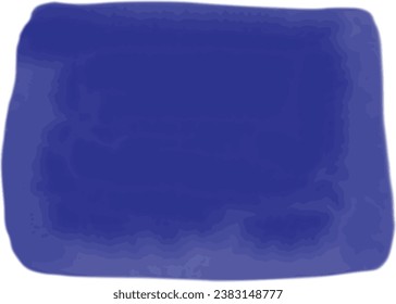 Dark blue watercolor background splash brush strokes vector 