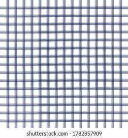 Dark Blue Watercolor Checkered Pattern.