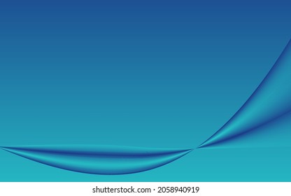 Dark Blue Wave Abstract Background