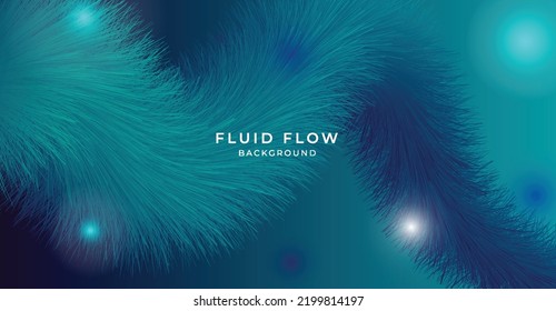 Dark Blue Wave Background Flow Dynamic Motion