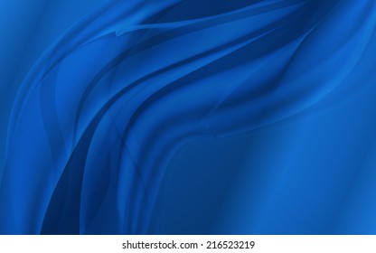 Dark Blue Waves Beautiful Abstract Vector Background