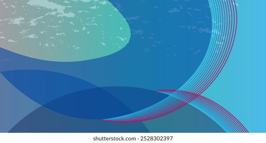 Dark blue wavy curve presentation background with modern corporate concept design. Vector illustration for banner, business card, poster, social media cover and much more