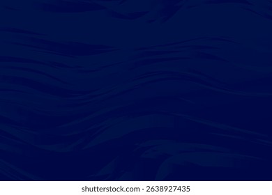 Dark blue wavy lines create an abstract ocean-like pattern in this vector illustration. The fluid design offers a sense of movement and depth, perfect for artistic projects.