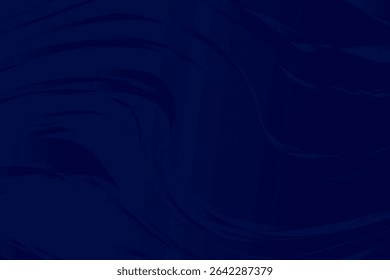 Linhas onduladas azuis escuras criam um padrão abstrato semelhante ao oceano nesta ilustração vetorial. O design fluido oferece uma sensação de movimento e profundidade, perfeito para projetos artísticos.