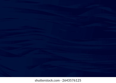Linhas onduladas azuis escuras criam um padrão abstrato semelhante ao oceano nesta ilustração vetorial. O design fluido oferece uma sensação de movimento e profundidade, perfeito para projetos artísticos.