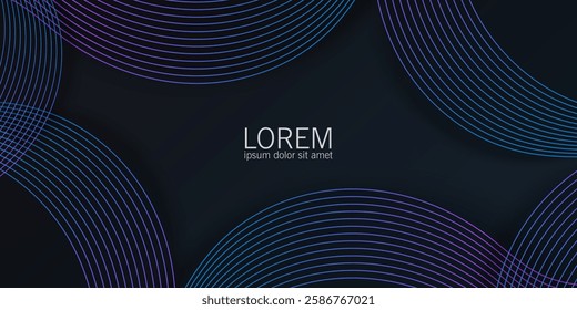 Dark, blue and white abstract background with overlap layers. Texture with glitters dots element, luxury abstract geometric background.