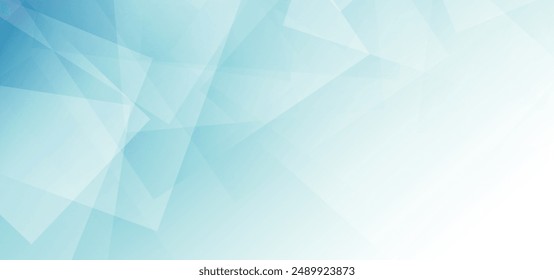 Dark blue and white abstract modern wide banner with geometric shapes. Vector illustration abstract background, White and blue abstract background. Modern abstract blue and white banner background