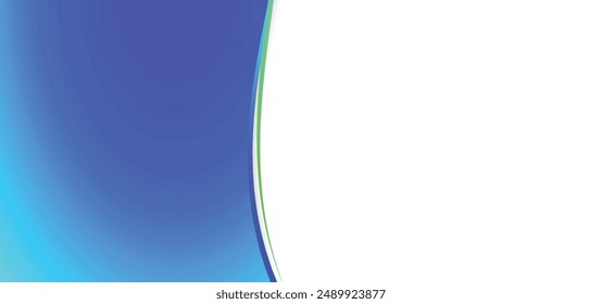 Dark blue and white abstract modern wide banner with geometric shapes. Vector illustration abstract background, White and blue abstract background. Modern abstract blue and white banner background
