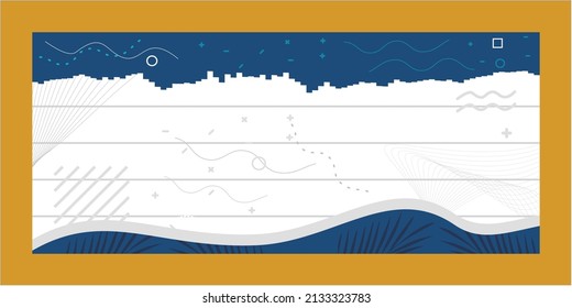 banner de fondo azul y blanco oscuro, frío abstracto