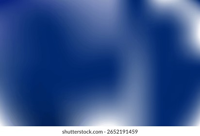 Gradiente de mezcla azul oscuro y blanco con transiciones suaves, creando un aspecto fresco, elegante y minimalista, ideal para fondos de Vector abstractos modernos.